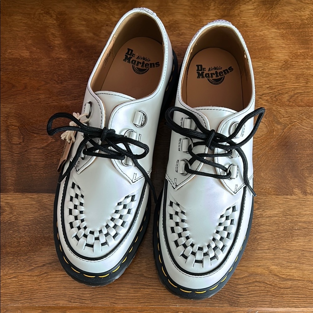 Dr. Martens Unisex Oxford Ramsey Smooth Leather Creepers, Womens Size 11